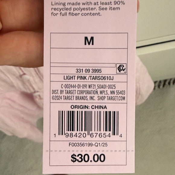 Wild Fable Pink Ruffle Sleeve Top - Picture 9 of 9